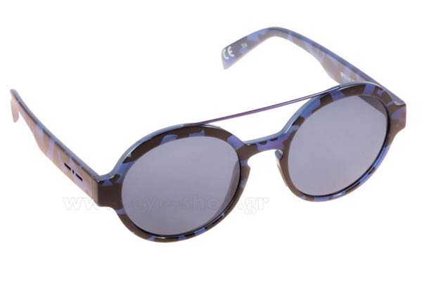 Italia-Independent I-PLASTIK-0913 141.GLS Camo Blue size 51 Occhiali da sole Prezzo: 48,00
