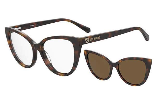 Moschino Love MOL066CS 05L 70 clipon size 54 Occhiali da vista Prezzo: 118,00