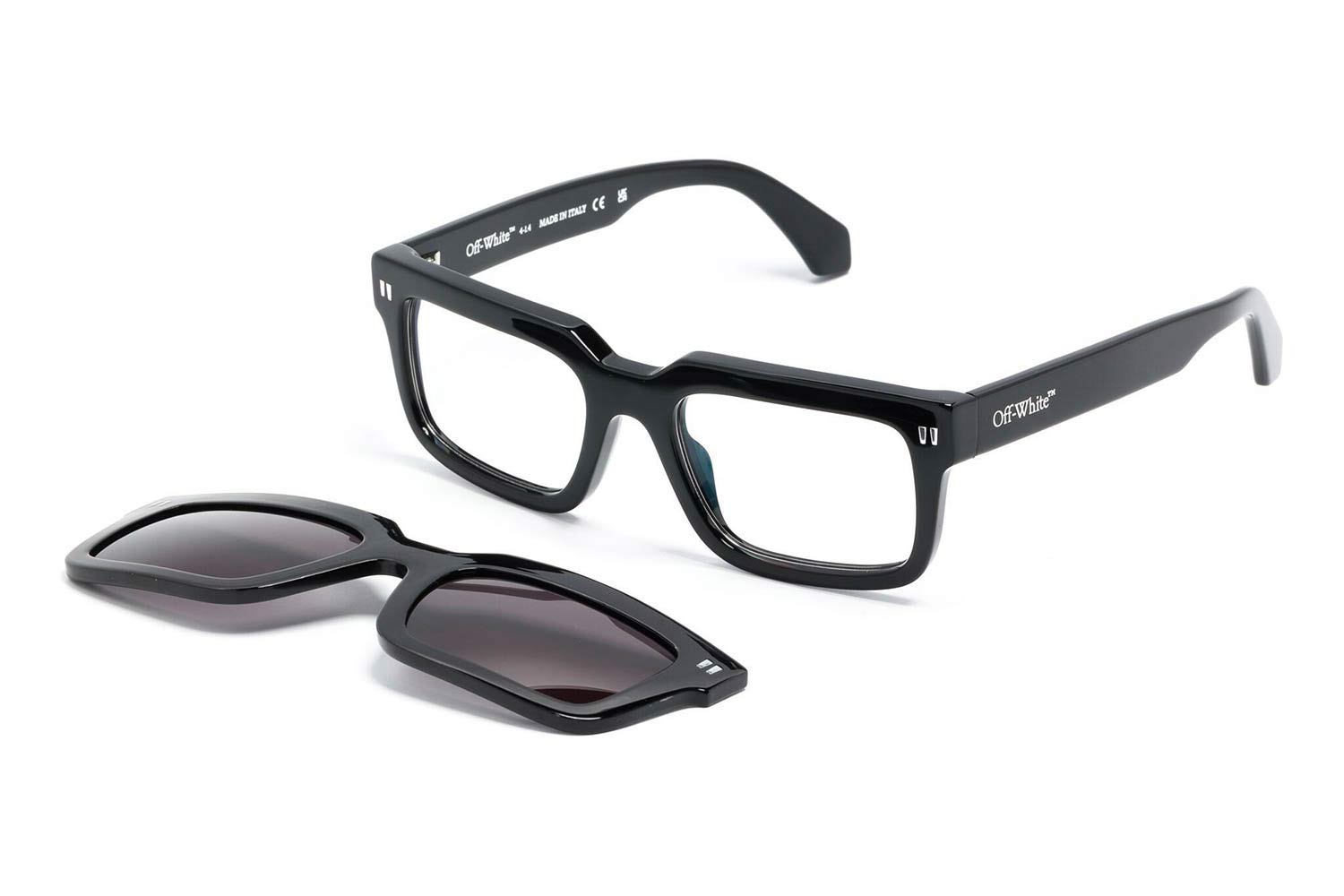 Off White CLIP ON SUNGLASSES OERI130S24PLA0011007 size 54 Occhiali da vista Prezzo: 251,00