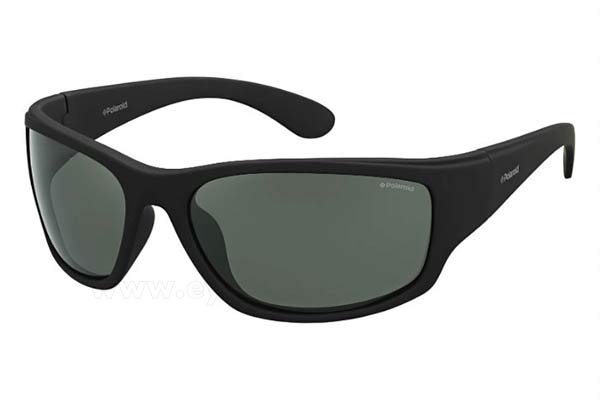 Polaroid PlD-7005S YYV  (RC)	RUBBERBLK (GREEN PZ Polarized) size 63 Occhiali da sole Prezzo: 51,82