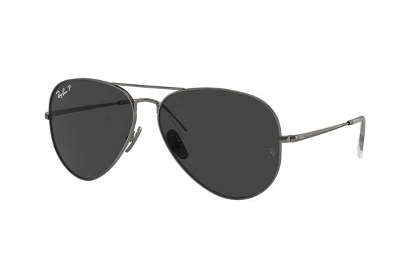 rayban 8089 AVIATOR TITANIUM Occhiali da Sole 