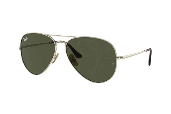 rayban 8089 AVIATOR TITANIUM Occhiali da Sole 