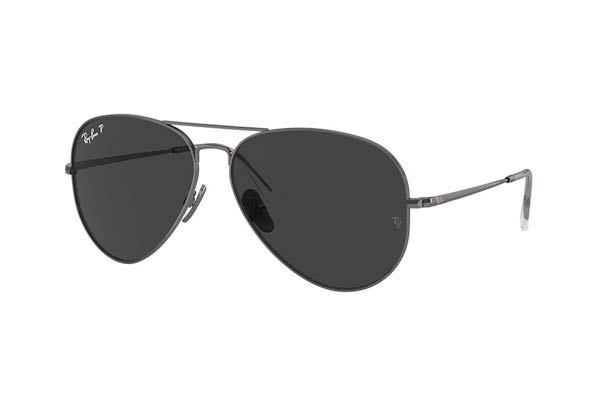 rayban 8089 AVIATOR TITANIUM Occhiali da Sole 