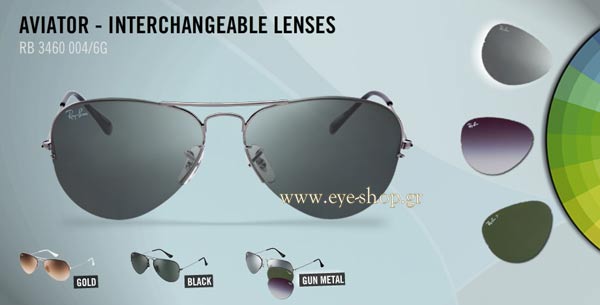 rayban 3460 Aviator Occhiali da Sole 
