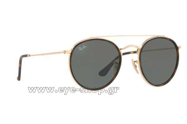 rayban 3647N Round Double Bridge Occhiali da Sole 