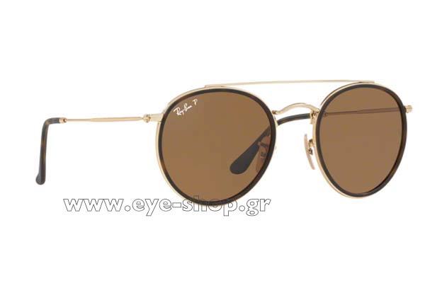 rayban 3647N Round Double Bridge Occhiali da Sole 