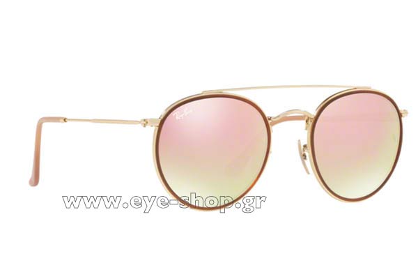 rayban 3647N Round Double Bridge Occhiali da Sole 