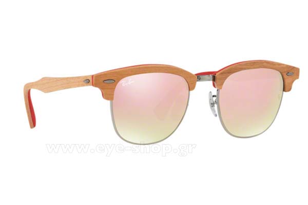 rayban Clubmaster Wood 3016M Occhiali da Sole 