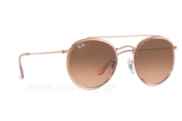 rayban 3647N Round Double Bridge Occhiali da Sole 