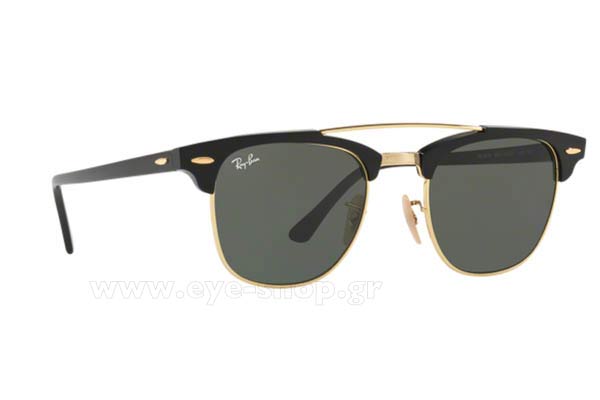 rayban 3816 Clubmaster DoubleBridge Occhiali da Sole 