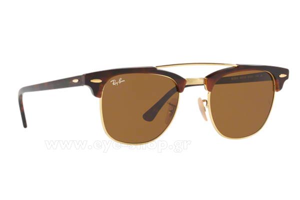 rayban 3816 Clubmaster DoubleBridge Occhiali da Sole 