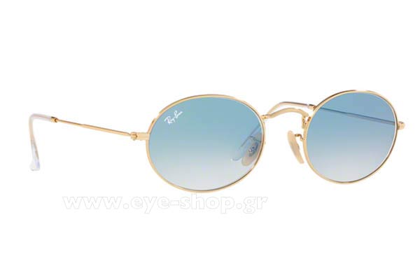 rayban 3547N Oval Flat Occhiali da Sole 