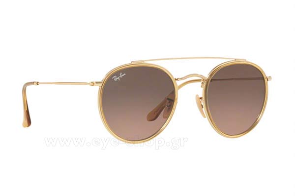 rayban 3647N Round Double Bridge Occhiali da Sole 