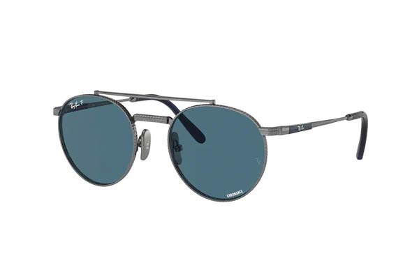 rayban 8237 ROUND II TITANIUM Occhiali da Sole 