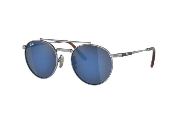 rayban 8237 ROUND II TITANIUM Occhiali da Sole 