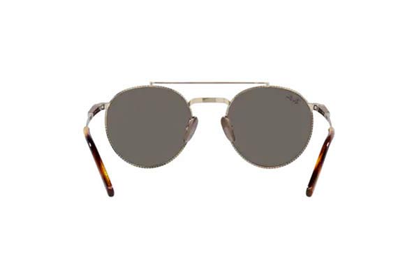 RAYBAN 8237 ROUND II TITANIUM Occhiali da Sole 