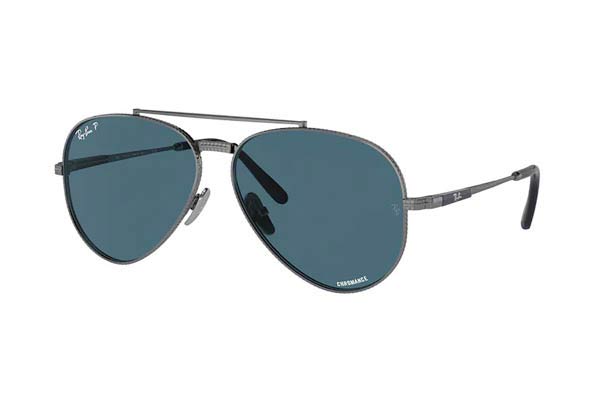 rayban 8225 AVIATOR TITANIUM Occhiali da Sole 