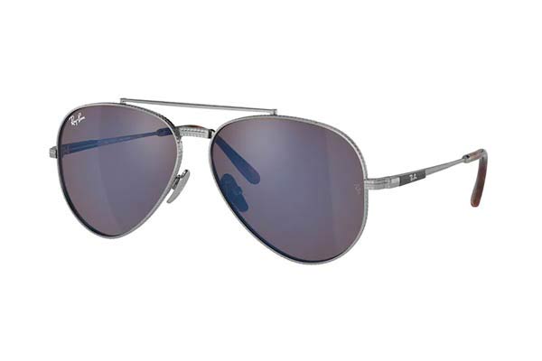rayban 8225 AVIATOR TITANIUM Occhiali da Sole 