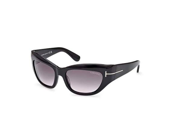 Tom-Ford FT1065-BRIANNA 01B size 55 Occhiali da sole Prezzo: 296,08