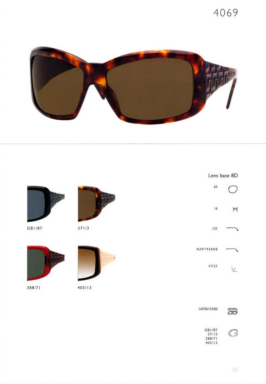 versace 4069 Occhiali da Sole 