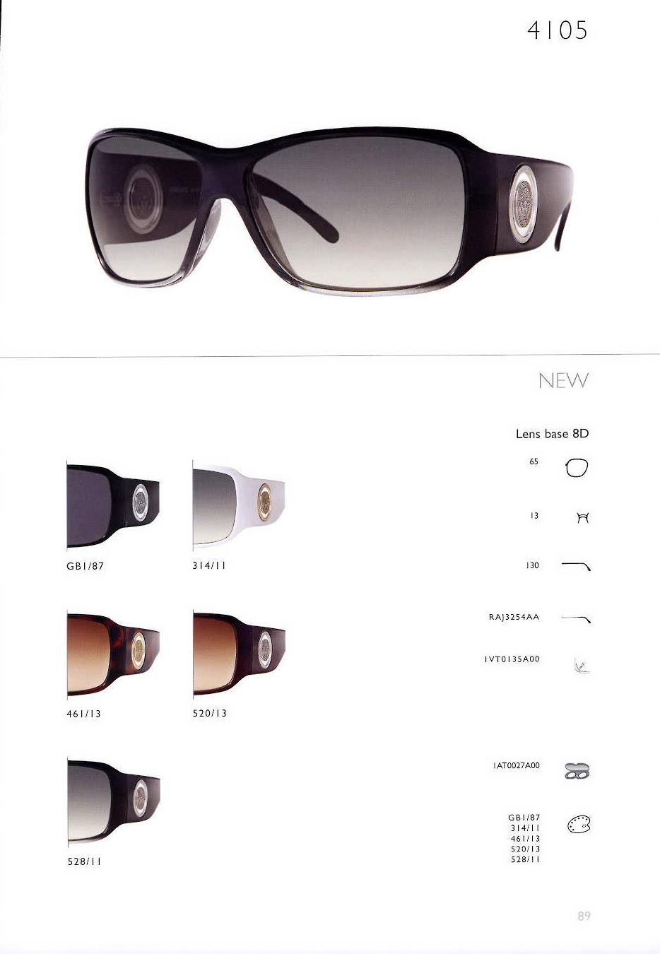 versace 4105 Occhiali da Sole 
