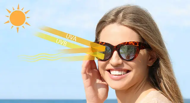Occhiali con protezione UV