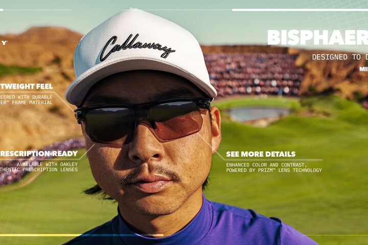 Occhiali Oakley Prizm Golf sul green