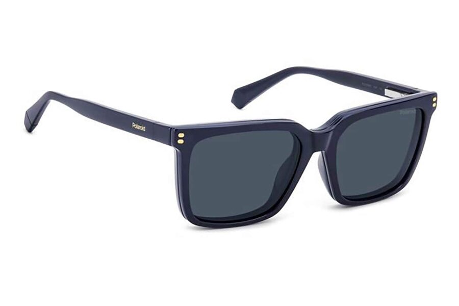 Occhiali da vista Polaroid con clip-on magnetico da sole montato