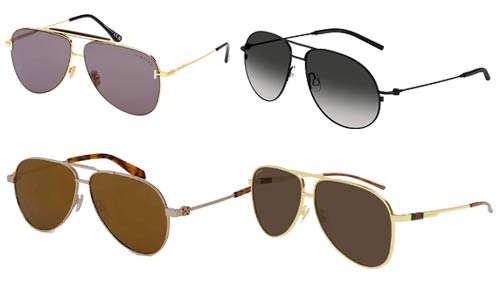 Occhiali aviator reinventati