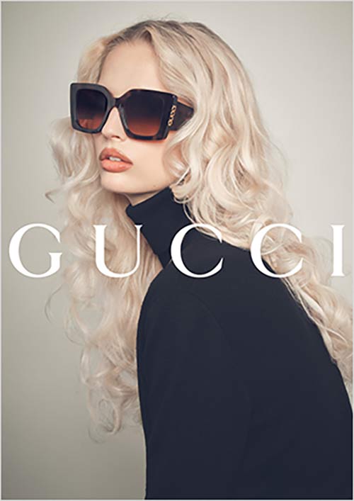 Occhiali Gucci 2026 — montature oversize in tartaruga